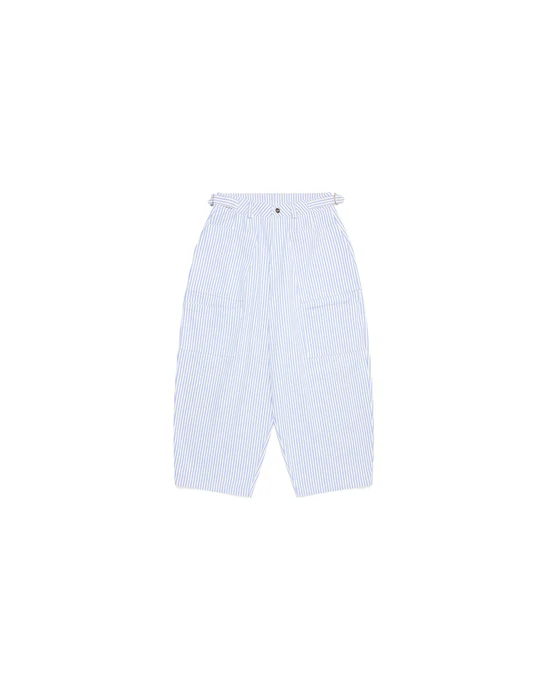 1_aadc70ac-ff5e-4d47-8a9e-88df3d523312.webp Shinzo Tomokazu Canvas Balloon Pinstripe Pants - Image 1