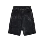 Shinzo Brand Sagyōgi Black Denim Shorts