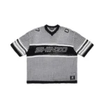 Shinzo Brand Futtobōru Crochet Knit Jersey Grey