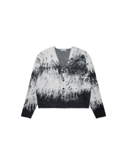 Shinzo Brand Raw Seam Mohair Cardigan