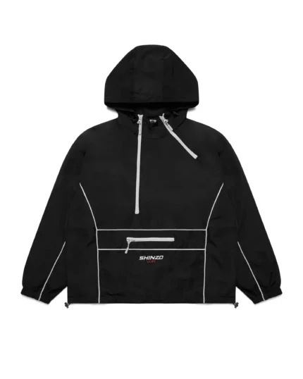 Shinzo Brand Muryō 1.5L Waterproof Technical Piping Jacket Black