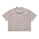 Shinzo Brand Wabi Light Brown Button Up Shirt