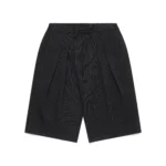 Shinzo Brand Ukiyo Pinstripe Pleated Shorts