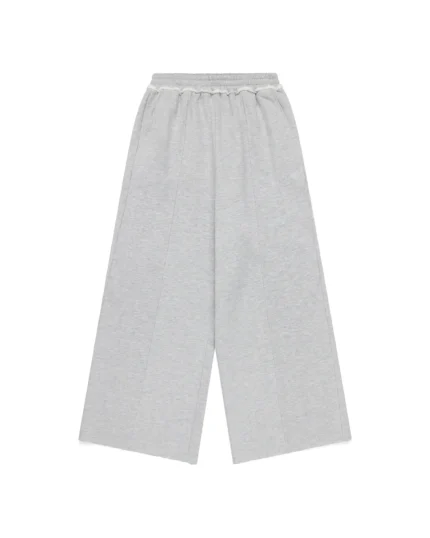 Shinzo Brand Nichijō Wide Leg Light Grey Cotton Sweatpants
