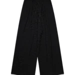 Shinzo Ukiyo Pleated Wide Leg Pinstripe Pants