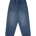 Shinzo Deep Indigo Blue Phat Cut Denim Jeans
