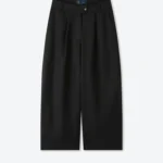 Shinzo Black Japanese Wool Balloon Trousers