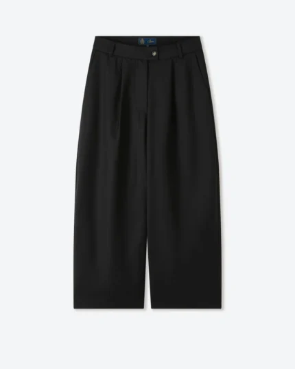 Shinzo Black Japanese Wool Balloon Trousers