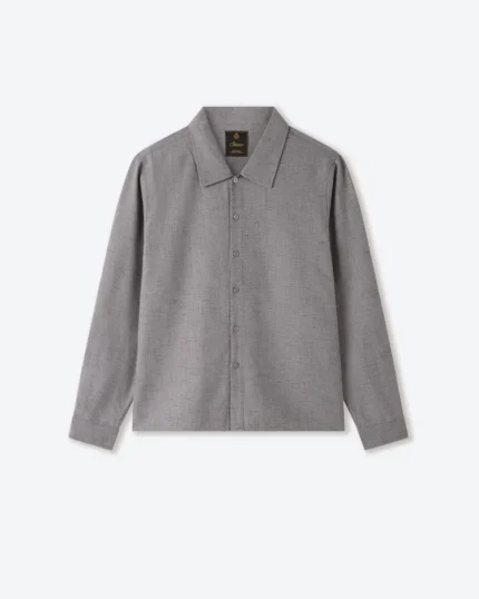 Shinzo Granite Mélange Slub Button Up