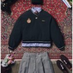Shinzo Brand Navy Sweatshirt Set